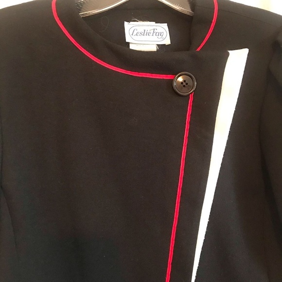 Vintage 80s Leslie Faye Jacket - Picture 2 of 3